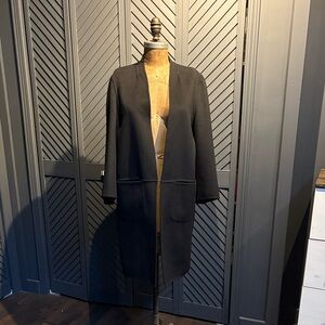 BNWOT Zac Posen double face unlined coat